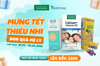 Chương trình khuyến mãi Tết thiếu nhi: Săn ưu đãi 1/6 cực lớn cho bé
